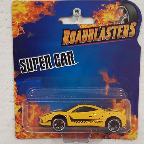 Roadblasters supercar - gele sportauto