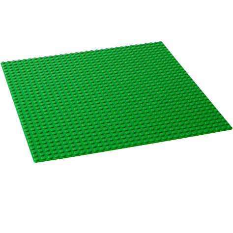 Bruder 20005 compatible met Lego basis grondplaat groen 25,5 x 25,5 cm (32 x 32 nopjes)