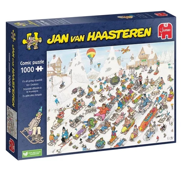Puzzle Jan van Haasteren - d`en bas - 1000 pièces - Puzzle Jumbo JVH (JVH) 