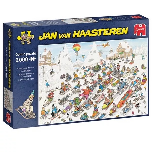  Puzzle Jan van Haasteren - d`en bas - 2000 pièces - Puzzle Jumbo JVH (JVH) 