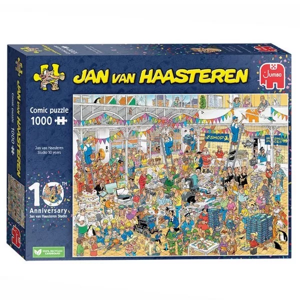 Puzzle Jan van Haasteren - Studio 10 ans - 1000 pièces - Puzzle Jumbo JVH (JVH) 