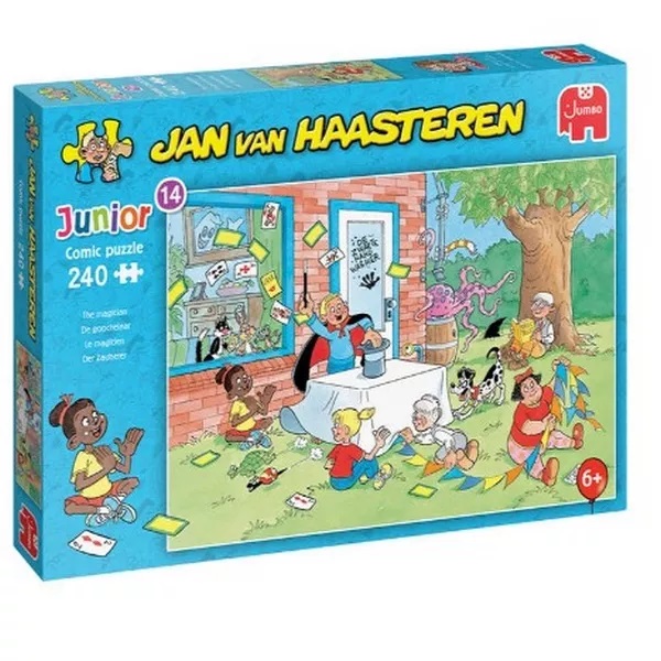 Jan van Haasteren puzzel - junior #14 de goochelaar - 240 stukjes - Jumbo JVH puzzel (JVH)