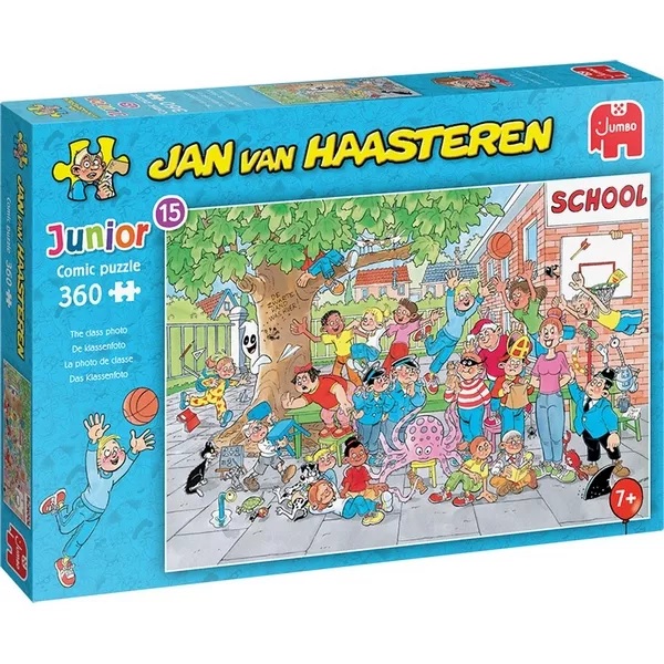 Puzzle Jan van Haasteren - junior #15 la photo de classe - 360 pièces - Puzzle Jumbo JVH (JVH) 