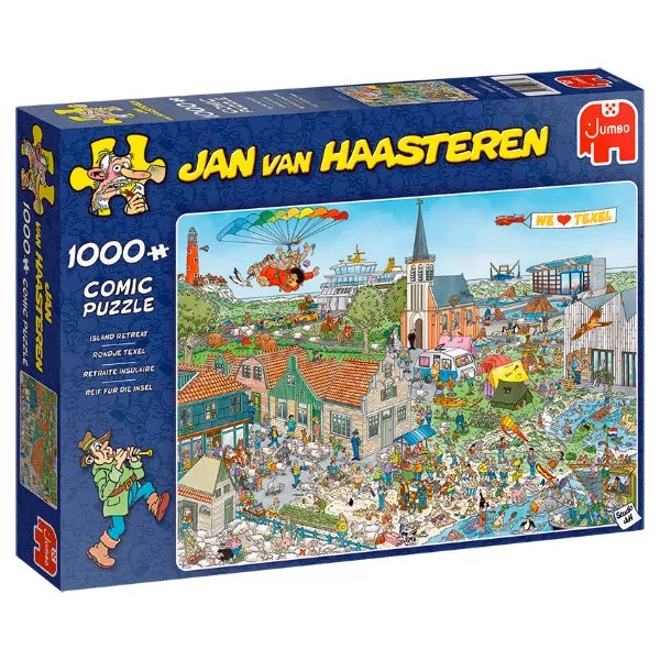 Puzzle Jan van Haasteren - Texel rond 1000 pièces - Puzzle Jumbo JVH (JVH 20036) 