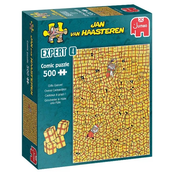 Jan van Haasteren puzzel - Expert 4 Ov. Cadeautjes 500 stukjes - Jumbo JVH puzzel (JVH 20092)