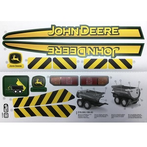Rolly Toys - Aufkleber Minitrac John Deere